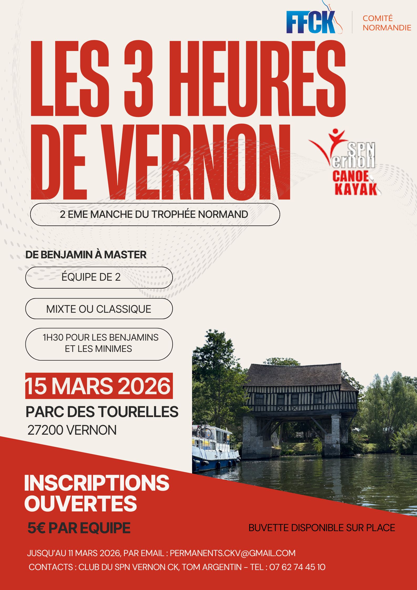 AFFICHE 3H DE VERNON